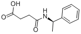 structure of CAS# 21752-33-0, (R)-(+)-N-(1-Phenylethyl)Succinamic Acid;4-Keto-4-[[(1R)-1-Phenylethyl]Amino]Butyric Acid;(R)-()-N-(1-Phenylethyl)Succinamic Acid;(R)-4-Oxo-4-((1-Phenylethyl)Amino)Butyric Acid
