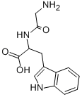 结构式 CAS# 2189-26-6, 2-[(2-氨基乙酰基)氨基]-3-(1H-吲哚-3-基)丙酸