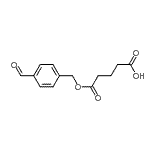 CAS#: 219828-42-9， 5-[(4-Formylbenzyl)Oxy]-5-Oxopentanoic Acid