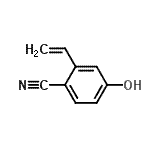 CAS#: 219838-61-6， 4-Hydroxy-2-Vinylbenzonitrile
