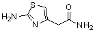 structure of CAS# 220041-33-8, 2-(2-Amino-1,3-Thiazol-4-Yl)Acetamide;2-(2-aminothiazol-4-yl)acetamide;2-(2-Amino-thiazol-4-yl)-acetamide;MFCD07689461
