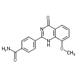 CAS#: 220115-30-0， 4-(4-Hydroxy-8-Methoxy-2-Quinazolinyl)Benzamide