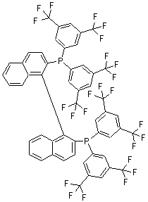 CAS#: 220196-32-7， 1,1'-Binaphthalene-2,2'-Diylbis{Bis[3,5-Bis(Trifluoromethyl)Phenyl]Phosphine}