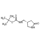 CAS#: 220226-11-9， 2-Methyl-2-Propanyl {[(3R)-5-Oxo-3-Pyrrolidinyl]Methyl}Carbamate