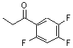 structure of CAS# 220228-07-9, 1-(2,4,5-Trifluorophenyl)-1-Propanone;2,4,5-TRIFLUOROPROPIOPHENONE;MFCD00061223;ZINC05226111