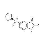 CAS#: 220510-17-8， 5-(1-Pyrrolidinylsulfonyl)-1H-Indole-2,3-Dione