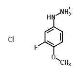 CAS#: 220527-84-4， (3-Fluoro-4-Methoxyphenyl)Hydrazinium Chloride
