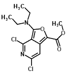 CAS#: 220559-34-2， Methyl 4,6-Dichloro-3-(Diethylamino)Furo[3,4-c]Pyridine-1-Carboxylate