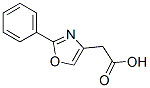 structure of CAS# 22086-89-1, (2-Phenyl-1,3-Oxazol-4-Yl)Acetic Acid;2-(2-Phenyloxazol-4-Yl)Acetate;2-(2-Phenyl-4-Oxazolyl)Acetate;2-(2-Phenyl-1,3-Oxazol-4-Yl)Ethanoate