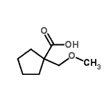 CAS#: 220876-16-4， 1-(Methoxymethyl)Cyclopentanecarboxylic Acid