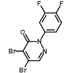 CAS#: 221031-08-9， 4,5-Dibromo-2-(3,4-Difluorophenyl)-3(2H)-Pyridazinone