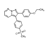CAS#: 221148-46-5， 2-(4-Ethoxyphenyl)-3-[4-(Methylsulfonyl)Phenyl]Pyrazolo[1,5-b]Pyridazine