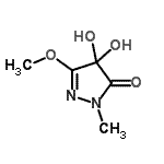 CAS#: 221325-68-4， 4,4-Dihydroxy-5-Methoxy-2-Methyl-2,4-Dihydro-3H-Pyrazol-3-One