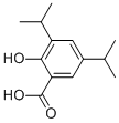 structure of CAS# 2215-21-6, 2-Hydroxy-3,5-Di(Propan-2-Yl)Benzoic acid;2-Hydroxy-3,5-Diisopropyl-Benzoate;2-Hydroxy-3,5-Diisopropylbenzoate;Zinc00388225