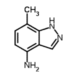 CAS 登录号：221681-73-8， 7-甲基-1H-吲唑-4-胺