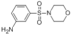 structure of CAS# 22184-97-0, 3-(4-Morpholinylsulfonyl)-Benzenamine;3-(Morpholinosulphonyl)Aniline 97%;3-(MORPHOLIN-4-YLSULFONYL)ANILINE;3-(MORPHOLINE-4-SULFONYL)-ANILINE