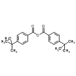 structure of CAS# 22201-45-2, 4-(2-Methyl-2-Propanyl)Benzoic Anhydride