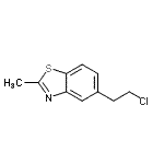 CAS#: 22240-44-4， 5-(2-Chloroethyl)-2-Methyl-1,3-Benzothiazole