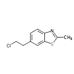 CAS#: 22240-45-5， 6-(2-Chloroethyl)-2-Methyl-1,3-Benzothiazole