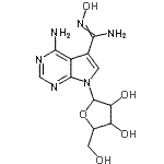 CAS#: 22242-89-3， 4-Amino-N'-Hydroxy-7-Pentofuranosyl-7H-Pyrrolo[2,3-d]Pyrimidine-5-Carboximidamide