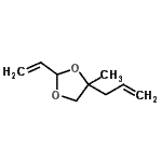 CAS#: 222611-17-8， 4-Allyl-4-Methyl-2-Vinyl-1,3-Dioxolane
