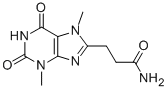 CAS#: 22305-69-7， 1,2,3,6-Tetrahydro-3,7-Dimethyl-2,6-Dioxo-7H-Purine-8-Propionamide