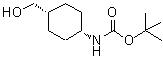 structure of CAS# 223131-01-9, 2-Methyl-2-Propanyl [cis-4-(Hydroxymethyl)Cyclohexyl]Carbamate;cis-(4-Boc-Aminocyclohexyl)methanol;MFCD03844606;tert-Butyl cis-(4-hydroxymethyl)cyclohexylcarbamate