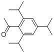 结构式 CAS# 2234-14-2, 1-[2,4,6-三(丙-2-基)苯基]乙酮