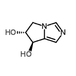 CAS#: 223410-24-0， (6R,7R)-6,7-Dihydro-5H-Pyrrolo[1,2-c]Imidazole-6,7-Diol