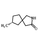 CAS#: 223425-68-1， (7R)-7-Methyl-2-Azaspiro[4.4]Nonan-3-One