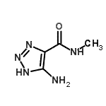 CAS#: 22354-03-6， 5-Amino-N-Methyl-1H-1,2,3-Triazole-4-Carboxamide