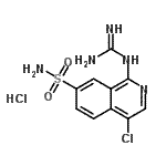 CAS#: 223671-03-2， 1-Carbamimidamido-4-chloro-7-isoquinolinesulfonamide hydrochloride (1:1)