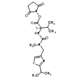 CAS#: 224631-15-6， 2,5-Dioxo-1-Pyrrolidinyl N-{[(2-Isopropyl-1,3-Thiazol-4-Yl)Methyl](Methyl)Carbamoyl}Valinate
