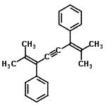 CAS 登录号：22498-86-8， 1,1'-(2,7-二甲基-2,6-辛二烯-4-炔-3,6-二基)二苯