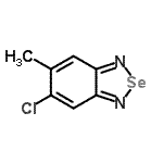 CAS#: 2255-94-9， 5-Chloro-6-Methyl-2,1,3-Benzoselenadiazole