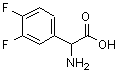 结构式 CAS# 225641-94-1, 氨基(3,4-二氟苯基)乙酸