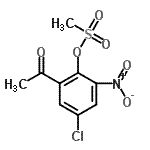 CAS#: 225939-47-9， 2-Acetyl-4-Chloro-6-Nitrophenyl Methanesulfonate