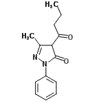 CAS#: 22616-35-9， 4-Butyryl-5-Methyl-2-Phenyl-2,4-Dihydro-3H-Pyrazol-3-One