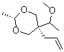 CAS#: 22644-65-1， 5alpha-Allyl-5beta-(1-Methoxyethyl)-2beta-Methyl-1,3-Dioxane