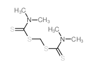结构式 CAS# 22656-77-5, 二(二甲基二硫代氨基甲酸)亚甲基酯