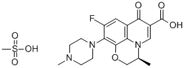 structure of CAS# 226578-51-4, Levofloxacin Mesylate;Levofloxacin Mesylate