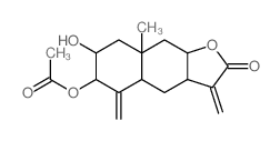 CAS#: 22660-69-1， (3aR,4aalpha,9aalpha)-6beta-Acetoxydodecahydro-7alpha-Hydroxy-8abeta-Methyl-3,5-Bis(Methylene)Naphtho[2,3-b]Furan-2-One