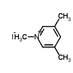 CAS 登录号：22739-24-8， 1,3,5-三甲基吡啶鎓碘化物