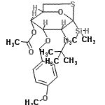 CAS#: 228115-75-1， 5-(Dimethylsilyl)-3-[(4-Methoxybenzyl)Oxy]-4-[(2-Methyl-2-Propanyl)Oxy]-8-Oxa-6-Thiabicyclo[3.2.1]Oct-2-Yl Acetate