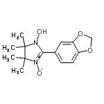 CAS#: 228712-12-7， [2-(1,3-Benzodioxol-5-yl)-4,4,5,5-tetramethyl-3-oxido-4,5-dihydro-1H-imidazol-1-yl]oxidanyl