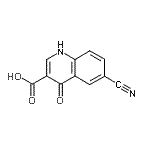 CAS#: 228728-20-9， 6-Cyano-4-Oxo-1,4-Dihydro-3-Quinolinecarboxylic Acid