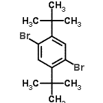 CAS#: 22875-47-4， 1,4-Dibromo-2,5-Bis(2-Methyl-2-Propanyl)Benzene
