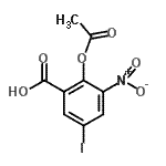 CAS#: 22884-73-7， 2-Acetoxy-5-Iodo-3-Nitrobenzoic Acid