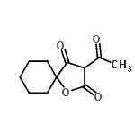 CAS#: 22884-85-1， 3-Acetyl-1-Oxaspiro[4.5]Decane-2,4-Dione