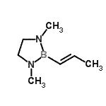 CAS 登录号：22885-63-8， 1,3-二甲基-2-[(1E)-1-丙烯-1-基]-1,3,2-二氮杂硼杂环戊烷